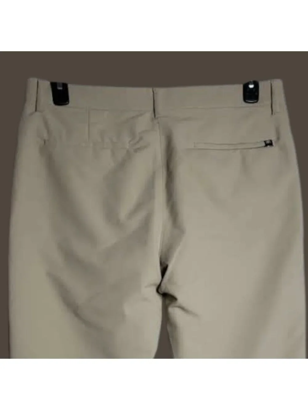 Banana Republic Mens Chino Classic Flat Front Pants Beige 34/29
